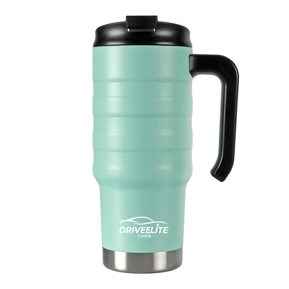 Driveelitecars 24 oz Insulated Mug with Flip Lid
