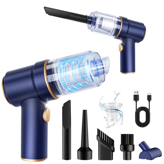 Driveelitecars Handheld Car Vacuum Cleaner & 2-in-1 Air Duster (9000Pa)