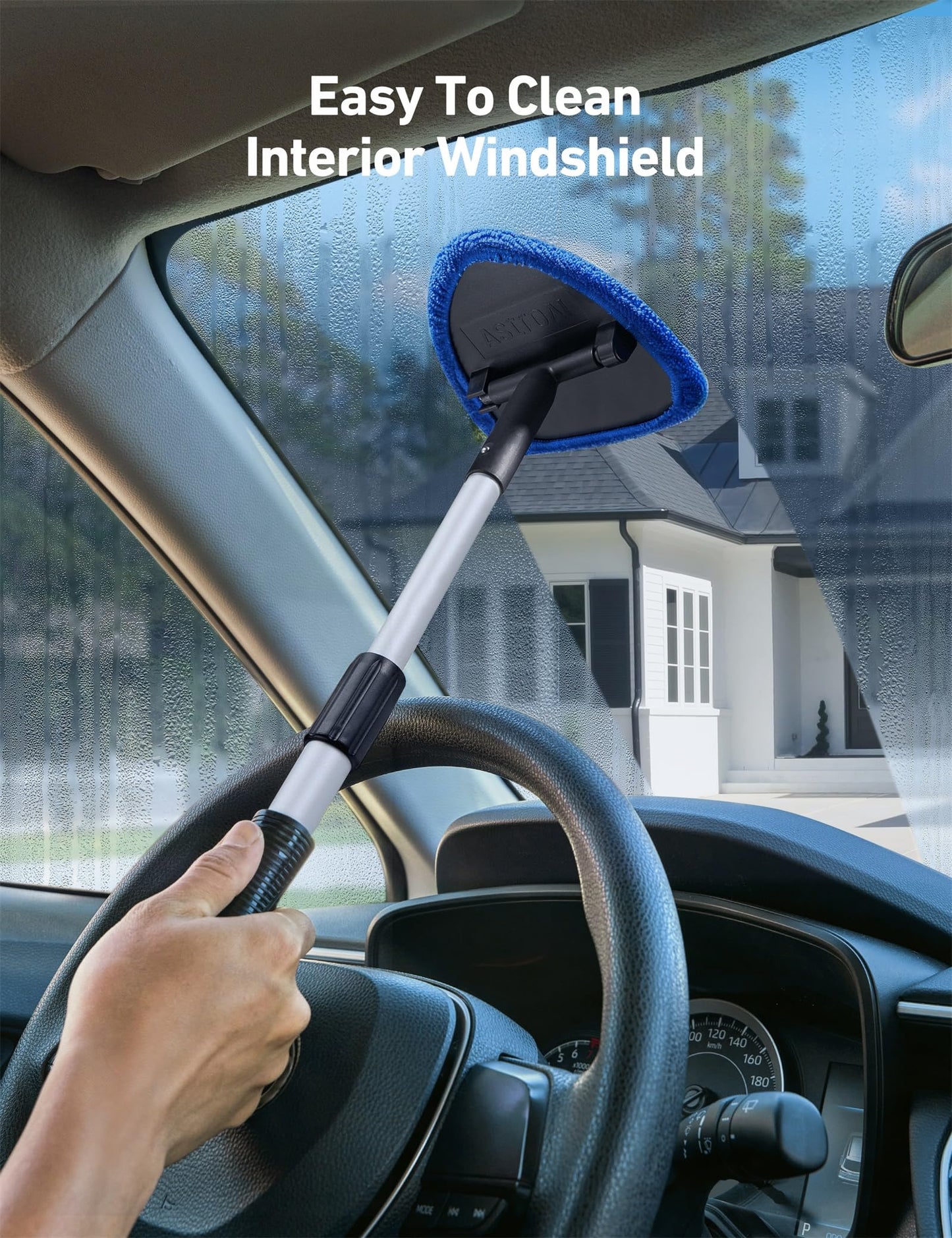 Driveelitecars Windshield Cleaner Tool with Extendable Handle