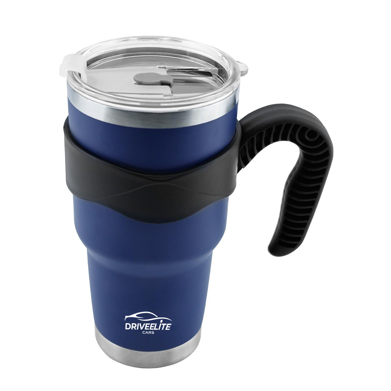 Driveelitecars 30oz Stainless Steel Tumbler with Straw & Brush